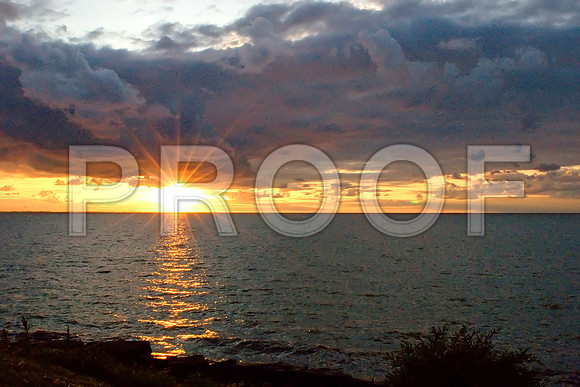 Lake Erie at Sunset