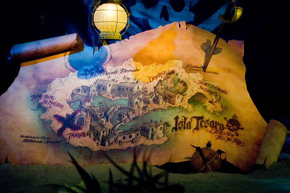 Disneyland-Pirate Map