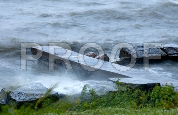 Breakwall before the storm