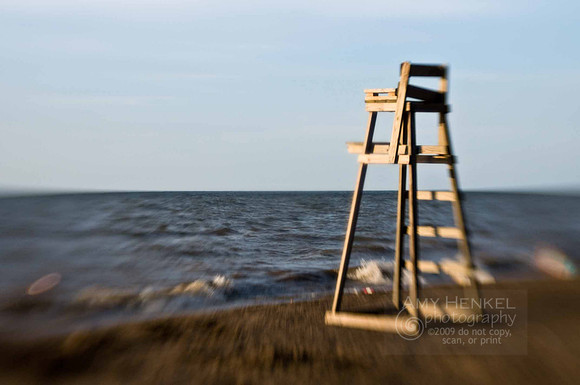 Lifeguard Chair with LensBaby - July 9, 2010