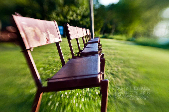 Bench with LensBaby - July 9, 2010