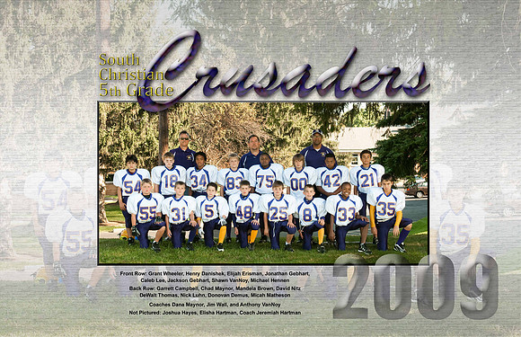 Poster for athlete signatures